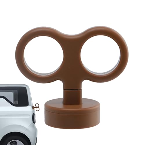 Bsbkoj Wind Up Spielzeug für Auto, 3D-Autoschlüssel, Wind-Up Key, wasserfester Tür-Helm, Ornamente, Auto-Motorradzubehör für Männer und Frauen, (1 Packung mehrfarbig), niedliche dekorative Dekoration von Bsbkoj
