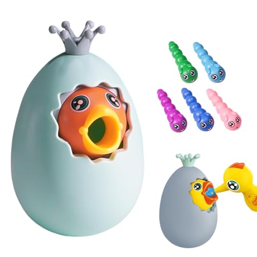 Bsbkoj cWoodpecker Worm Toy, Developmental Toy for Kids, Fine Motor Skills Toy, Hand-Eye Coordination Development, Educational Game for, Kids Feeding Game, Learning Toy for Boys and Girls, von Bsbkoj