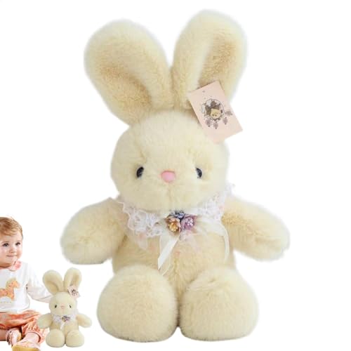 Bunny Plush, Soft Stuffed Animal Toy, Cute Rabbit Doll, Cozy Home and Studio Decor, Adorable Gift for Kids, for Bedroom, Restaurant, Nursery (9.84 inches) von Bsbkoj