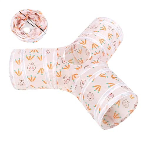 Cat Tunnel Toy, Foldable Tunnel Tube for Kittens, Stylish Folding Pet Peek Hole Toy, for Cats, Dogs, Puppies, and Bunnies, Perfect Playtime and Exploration von Bsbkoj