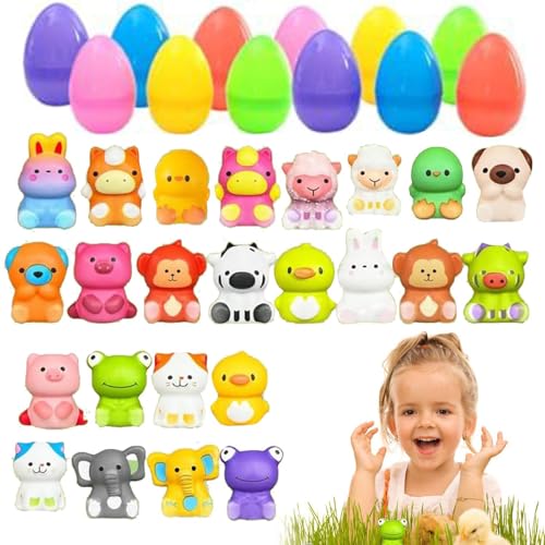 Easter Eggs with Squeeze Toys, Soft Prefilled Animal Squeeze Toy Egg, 14.5 x 11.2 x 8.9 inches Adorable Stress Relief Slow Rising Favors, Cute Basketball Stuffers for Holiday Easter Eggs with Squeeze Toys, Soft Prefilled Animal Squeeze Toy Egg, 14.5 x 11.2 x 8.9 inches Adorable Stress Relief Slow Rising Favors, Cute Basketball Stuffers for Holiday von Bsbkoj