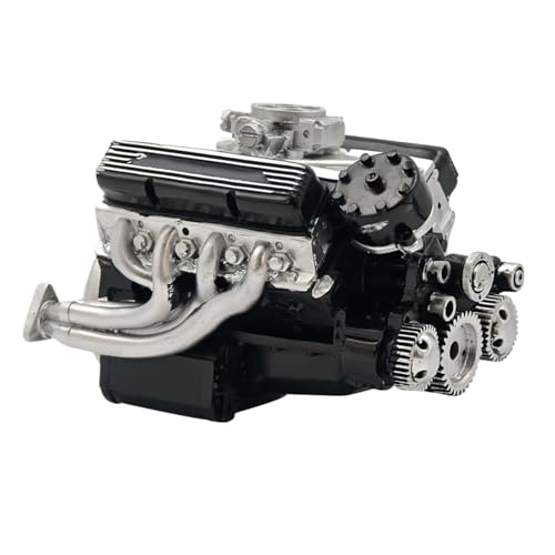 Engine, Model, Resin V8 Engine Building Block, Realistic Miniature Science Toy Kit with Functional Parts, Educational Game Kids, Desk Decor for Living Room, Bookshelf, and STEM von Bsbkoj