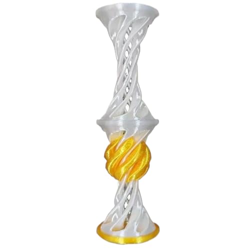 Fidget Cone Toy, Twisty Pyramid Skulptur, 3,6 x 3,6 x 12,5 cm / 1,42 x 1,42 x 1,42 x 4,92 Zoll, konisches Fingerspiel, Stress-Spinner, Sensory Relaxation Tool, für Erwachsene, Jugendliche, Kinder Fidget Cone Toy, Twisty Pyramid Skulptur, 3,6 x 3,6 x 12,5 cm / 1,42 x 1,42 x 1,42 x 4,92 Zoll, konisches Fingerspiel, Stress-Spinner, Sensory Relaxation Tool, für Erwachsene, Jugendliche, Kinder von Bsbkoj