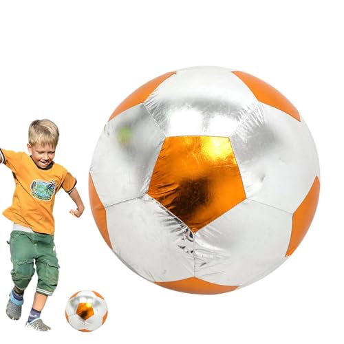 Interactive Playing Toy, Inflatable Beach Ball, 9.84 Inches, Realistic Soccer Design, Leakproof Blow-Up Toy, Soft Football for Toddler, Boys, Girls, Indoor and Outdoor Fun Interactive Playing Toy, Inflatable Beach Ball, 9.84 Inches, Realistic Soccer Design, Leakproof Blow-Up Toy, Soft Football for Toddler, Boys, Girls, Indoor and Outdoor Fun von Bsbkoj