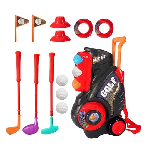 Kids Golf Clubs 3-5, Golf Club Set, Easy Grip Design, Safe Materials, Bunte Tragetasche für Outdoor, Mädchen, Hinterhof, Garten, Indoor Party, Geburtstag, Home Play Kids Golf Clubs 3-5, Golf Club Set, Easy Grip Design, Safe Materials, Bunte Tragetasche für Outdoor, Mädchen, Hinterhof, Garten, Indoor Party, Geburtstag, Home Play von Bsbkoj