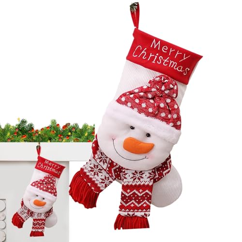Knitted Christmas Stockings for Family, Perfect Decorations for Christmas, Large Soft Stockings for Fireplace, Elastic Candy Bags for Christmas Tree, Perfect Holiday Decor for Home Knitted Christmas Stockings for Family, Perfect Decorations for Christmas, Large Soft Stockings for Fireplace, Elastic Candy Bags for Christmas Tree, Perfect Holiday Decor for Home von Bsbkoj