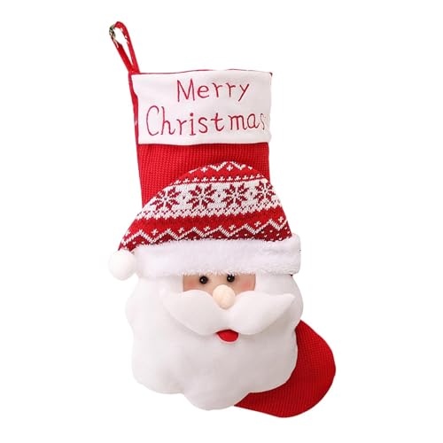 Knitted Christmas Stockings for Family, Perfect Decorations for Christmas, Large Soft Stockings for Fireplace, Elastic Candy Bags for Christmas Tree, Perfect Holiday Decor for Home Knitted Christmas Stockings for Family, Perfect Decorations for Christmas, Large Soft Stockings for Fireplace, Elastic Candy Bags for Christmas Tree, Perfect Holiday Decor for Home von Bsbkoj