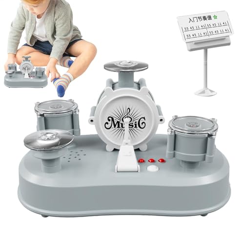 Miniature Drum Set, Touch-Sensitive Finger Drum Toy, Sound & Light Effects, Desktop Percussion Gadget, Educational Hand-Eye Coordination Toy, 8.66x5.31x4.33 inches Miniature Drum Set, Touch-Sensitive Finger Drum Toy, Sound & Light Effects, Desktop Percussion Gadget, Educational Hand-Eye Coordination Toy, 8.66x5.31x4.33 inches von Bsbkoj