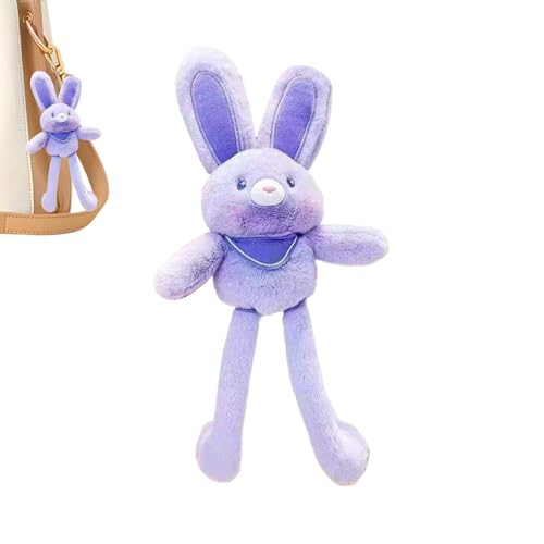 Pull-Out Bunny Plüsch, weich interaktives Kaninchenspielzeug, 29,9 x 9,4 x 5,9 cm, Ohrhänger, süßer Autoschlüsselring, Rucksack-Zubehör, niedlicher Schlüsselanhänger für Kinder, Erwachsene Pull-Out Bunny Plüsch, weich interaktives Kaninchenspielzeug, 29,9 x 9,4 x 5,9 cm, Ohrhänger, süßer Autoschlüsselring, Rucksack-Zubehör, niedlicher Schlüsselanhänger für Kinder, Erwachsene von Bsbkoj