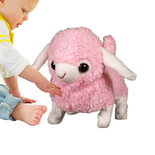 Robot Sheep Toy, Realistic Electric Interactive Lamb Plush, Animated Companion for Children's Day, Easter, Birthday Interactive Plush Lambs That Brings Joy and Comfort to Playtime von Bsbkoj