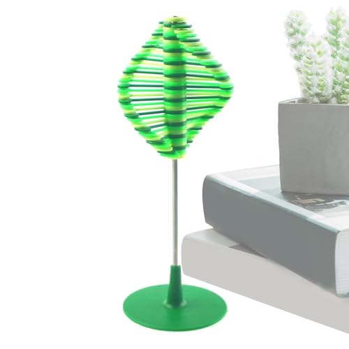 Spin Lollipop Toy, Dekoratives Schreibtischmodell 24 x 9 cm, Lernspielzeug Stress Relief Fidget, Desktop Ornament für Kinder, Erwachsene, dekorativ, Touch to Any Room von Bsbkoj