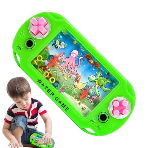 Water Ring Game, Nostalgic Throwing Ring Toy, 15/2/7 Zoll Niedliches Handheld Wasserspiele Spielzeug Geburtstag für Kinder, Feier Favoriten Toss Bag Mädchen Pastim von Bsbkoj