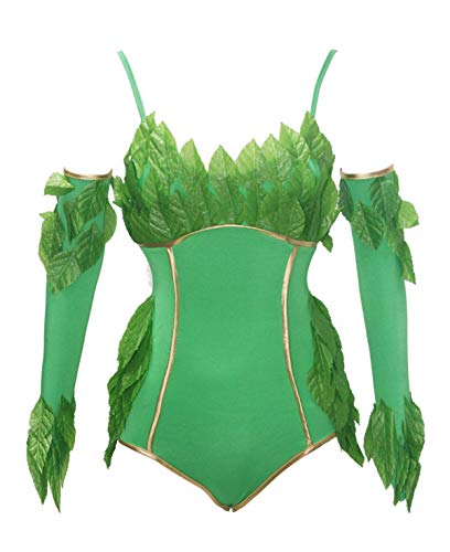 Bslingerie® Damen Poison Ivy Green Bodysuit Teddy Party Outfit Kostüm (Grün, L) von Bslingerie