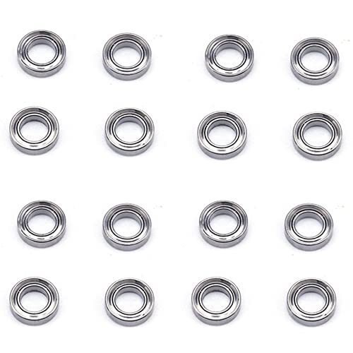 Bsowte 16 Stück 144001-1296 Lager für 144001 1/14 4WD Fernbedienung Auto Ersatzteile Upgrade-Zubehör, 167 x 1,8 cm Bsowte 16 Stück 144001-1296 Lager für 144001 1/14 4WD Fernbedienung Auto Ersatzteile Upgrade-Zubehör, 167 x 1,8 cm von Bsowte