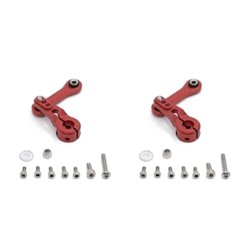 Bsowte 2 x Servo-Arm aus Metall 25T + Pleuel für Arrma 1/7 Infraction Mojave 1/8 Kraton Senton Talion Outcast Upgrade-Teile, C Bsowte 2 x Servo-Arm aus Metall 25T + Pleuel für Arrma 1/7 Infraction Mojave 1/8 Kraton Senton Talion Outcast Upgrade-Teile, C von Bsowte