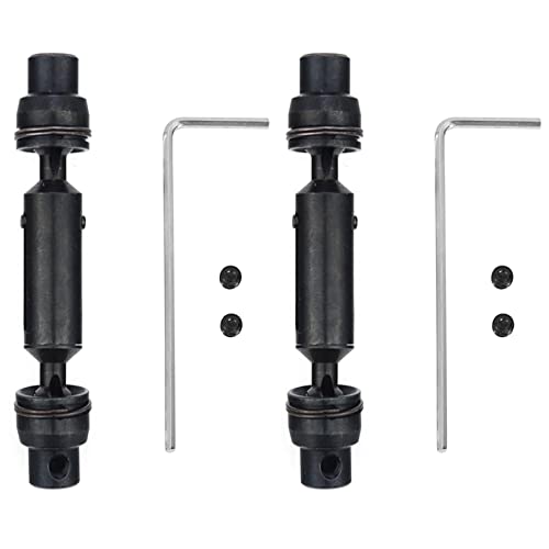 Bsowte 2 x Upgrade der CVD-Antriebswelle aus Metall für D12 C24 C34 B14 B24 B16 B36 MN D90 MN99S Zubehör für Autoteile Fernbedienung, Schwarz Bsowte 2 x Upgrade der CVD-Antriebswelle aus Metall für D12 C24 C34 B14 B24 B16 B36 MN D90 MN99S Zubehör für Autoteile Fernbedienung, Schwarz von Bsowte