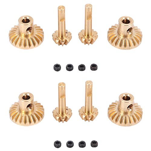 Bsowte 4 x Antriebswelle mit Zahnrädern für Achse und hinten, aus Messing, für Teile B24 B36 C14 C24 MN D90 D99 Bsowte 4 x Antriebswelle mit Zahnrädern für Achse und hinten, aus Messing, für Teile B24 B36 C14 C24 MN D90 D99 von Bsowte
