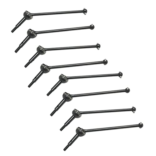 Bsowte 8 Stück Universal-Antriebswelle aus Stahl für 144001 124018 124019 Upgrade für RC Auto von Bsowte
