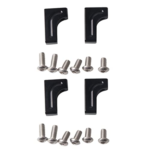 Bsowte Servo-Halterung aus Metall, 4-teilig, für Auto auf Rc Axiale Scx10 Cc01 D90 1/10 von Bsowte