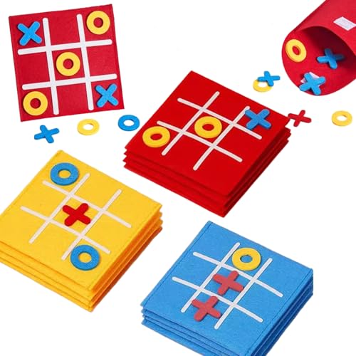 12 Stück Tic Tac Toe Game for Children, Felt Mini Board Game, Mini Spiele Für Kinder, Tic Tac Toe, Board Game Toy for Birthday, Children's Day, Party, Home, School 12 Stück Tic Tac Toe Game for Children, Felt Mini Board Game, Mini Spiele Für Kinder, Tic Tac Toe, Board Game Toy for Birthday, Children's Day, Party, Home, School von Bssowe