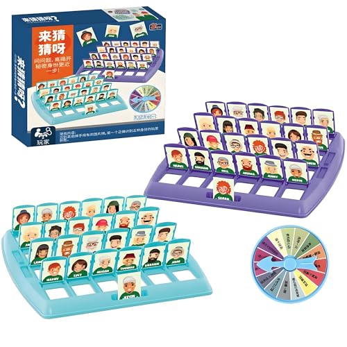 Family Erraten Spiele, Who is It Funny Guessing Game, Guess Who Whats Their Name Classic Guess Game, Wer Ist Es, Wer ist es Spiel, Children's Party Game, für Familien und Partyspaß von Bssowe