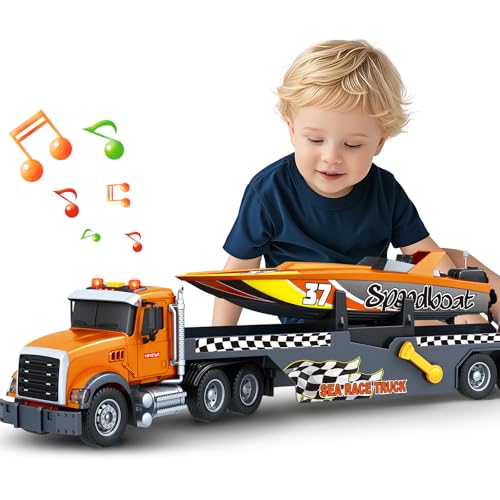 Bstoyder Großes Sea Race Truck Spielzeug für Jungen Mädchen Geburtstagsgeschenke von Bstoyder