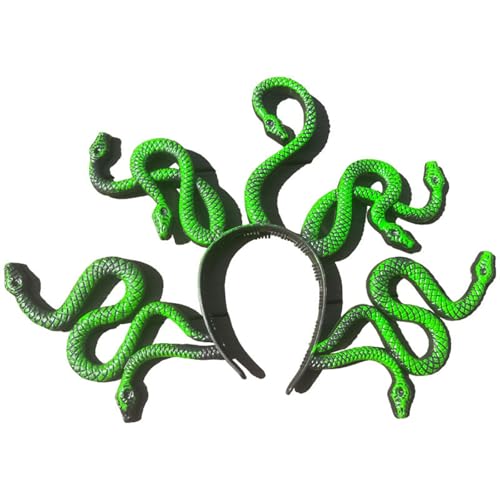 Btgghytr Modischer, goldener Schlangen-Stirnband, einzigartig, bequem, stilvolles Haarteil für Party und Cosplay Btgghytr Modischer, goldener Schlangen-Stirnband, einzigartig, bequem, stilvolles Haarteil für Party und Cosplay von Btgghytr