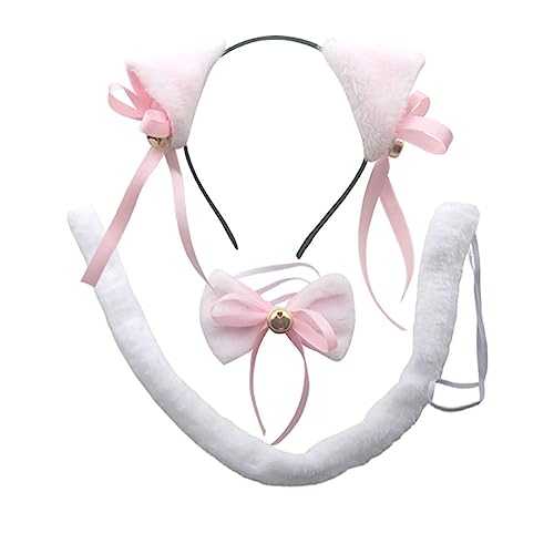 Btgghytr Stirnband für Frauen Mädchen Katzen Rollenspiel Kostüm Zubehör Plüsch Ohr Stirnbänder Schwanz Handschuhe Kleidung Set für Mädchen Rollenspiel Halloween Party Supplies Niedliches Haarband Btgghytr Stirnband für Frauen Mädchen Katzen Rollenspiel Kostüm Zubehör Plüsch Ohr Stirnbänder Schwanz Handschuhe Kleidung Set für Mädchen Rollenspiel Halloween Party Supplies Niedliches Haarband von Btgghytr
