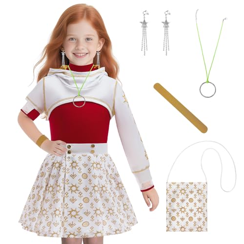 Btonai Nova-Zombies-Kostüm, Vampir, Zombie, Cheerleader für Mädchen, Halloween, Cosplay, Kleid, 3-teilig, Uniform-Outfits für 3–12 Jahre Btonai Nova-Zombies-Kostüm, Vampir, Zombie, Cheerleader für Mädchen, Halloween, Cosplay, Kleid, 3-teilig, Uniform-Outfits für 3–12 Jahre von Btonai