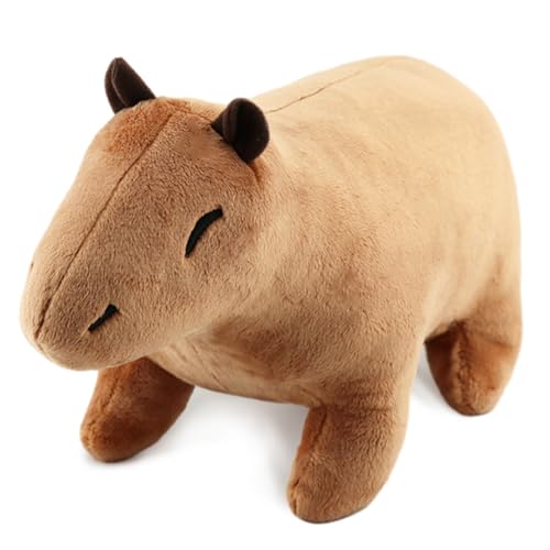 BuLKee 2 Stück Capybara Plüschtier 20 cm Capybara Kuscheltier Simulation Tier Plüsch Kissen, Nette Nagetier Weiche Plüschtier Spielzeug Puppe, Geburtstagsgeschenk für Kinder von BuLKee