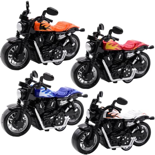 BuLKee 4 Stücke Motorrad Spielzeug Legierung Motorrad Spielzeug Spielzeugautos Set Motorrad Modell Kreative Mini Motorradsimulation Für Kinder Intellektuelles Spielzeug Geschenkset BuLKee 4 Stücke Motorrad Spielzeug Legierung Motorrad Spielzeug Spielzeugautos Set Motorrad Modell Kreative Mini Motorradsimulation Für Kinder Intellektuelles Spielzeug Geschenkset von Buosha