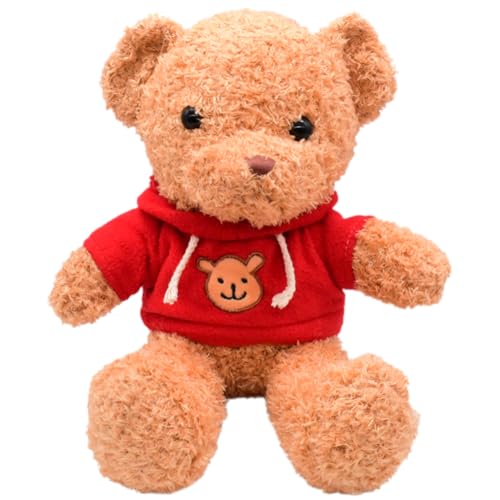BULKEE Teddybär Weiches Fell, Teddybär mit Kapuze,Tatzendruck Plüschtier Kuscheltier Stofftier Geschenk Niedlich Bär Plüschbär Hellbraun Spielzeug Stofftierpuppe für Jungen und Mädchen 40cm BULKEE Teddybär Weiches Fell, Teddybär mit Kapuze,Tatzendruck Plüschtier Kuscheltier Stofftier Geschenk Niedlich Bär Plüschbär Hellbraun Spielzeug Stofftierpuppe für Jungen und Mädchen 40cm von BULKEE