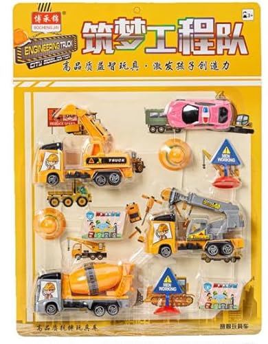Spielzeugautos Baustellen Fahrzeuge Spielzeug Set Mini Spielzeugautos Sandspielzeug Fahrzeuge Kinder Bagger Spielzeug Miniatur Baustelle Spielzeug Für Junge Mädchen 2 3 4 5 Jahre Spielzeugautos Baustellen Fahrzeuge Spielzeug Set Mini Spielzeugautos Sandspielzeug Fahrzeuge Kinder Bagger Spielzeug Miniatur Baustelle Spielzeug Für Junge Mädchen 2 3 4 5 Jahre von BULKEE