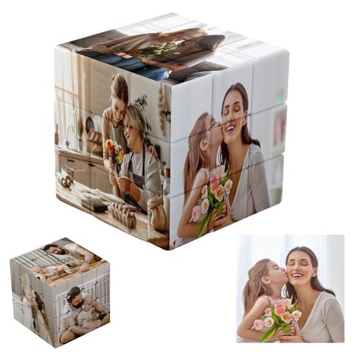 Zauberwürfel Personalisiert, Personalisierte fotowürfel 3D drehbare Cube mit 6 Bildern,Geburtstag Weihnachten personalisierte Geschenke für Kinder Vater Mutter Freundin Freund Zauberwürfel Personalisiert, Personalisierte fotowürfel 3D drehbare Cube mit 6 Bildern,Geburtstag Weihnachten personalisierte Geschenke für Kinder Vater Mutter Freundin Freund von Buaodam