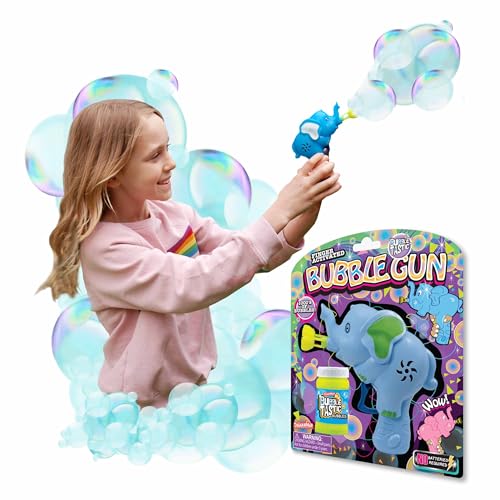 Bubble Gun - Elefant von Deluxebase. Kinder-Tier-Seifenblasen-Spielzeug. Lustiges Seifenblasen Spielzeug, das Stunden Spaß durch Reibungskraft Macht von Bubble Gun