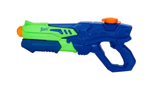 Wasserpistole, Pumpgun mit großem Tank, leicht befüllbar, Rutschfester Griff, Volumen ca. 600 ml, Größe ca. 37,5 x 17 x 5 cm von Bubble Store