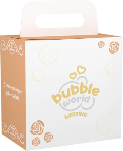 Dulcop – Wedding Terra – Seifenblasen für Hochzeiten, 6 x 60 ml, weiße Röhrchen mit integriertem Gebläse, Gadget für Gastgeschenke, Tischkarten für Hochzeit, hergestellt in Italien Dulcop – Wedding Terra – Seifenblasen für Hochzeiten, 6 x 60 ml, weiße Röhrchen mit integriertem Gebläse, Gadget für Gastgeschenke, Tischkarten für Hochzeit, hergestellt in Italien von Bubble World