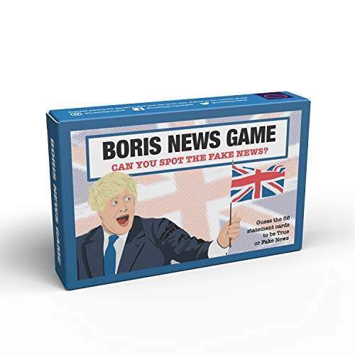 Boris News Spiel – Guess The Fake News Boris Zitat Komödie Kartenspiel – lustiges echtes oder falsches Ratespiel – geeignet für Erwachsene und Jugendliche von Bubblegum Stuff