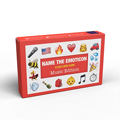 Bubblegum Stuff - Emoticon-Spiel – Musik-Edition – Emoji-Flash-Karten-Brettspiel – geeignet für alle Altersgruppen – tolles Familienspiel – perfekt für Spieleabend-Idee! von Bubblegum Stuff