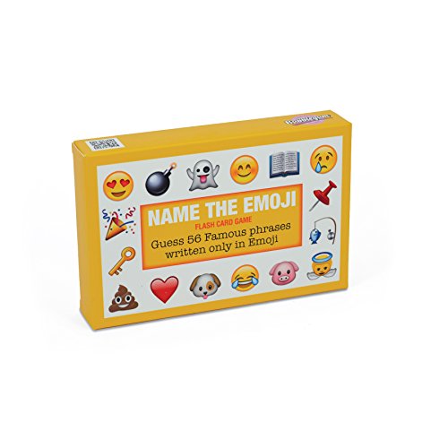 Bubblegum Stuff Name The Emoticon Game - Original - Guess The Phrase from The Emojis - Lustiges Kartenspiel - Geeignet für Familie, Kinder, Jugendliche & Erwachsene von Bubblegum Stuff