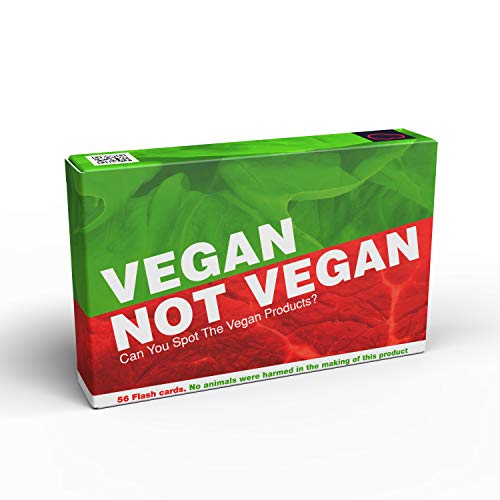 Bubblegum Stuff Vegan Not Vegan Spiel – Guess The Vegan Products Fun Flash Card Game – Fun Yes Or No Guessing Game – Geeignet für Familie, Kinder, Jugendliche und Erwachsene Bubblegum Stuff Vegan Not Vegan Spiel – Guess The Vegan Products Fun Flash Card Game – Fun Yes Or No Guessing Game – Geeignet für Familie, Kinder, Jugendliche und Erwachsene von Bubblegum Stuff