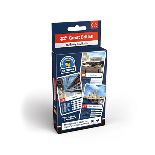 Great British Railway Stations – Planen Sie etwas Spaß in Ihrem Fahrplan – 56 der besten und schlechtesten Stationen Großbritanniens – stehlen Sie sie alle, um das Spiel zu gewinnen – es gibt keinen Great British Railway Stations – Planen Sie etwas Spaß in Ihrem Fahrplan – 56 der besten und schlechtesten Stationen Großbritanniens – stehlen Sie sie alle, um das Spiel zu gewinnen – es gibt keinen von Bubblegum Stuff