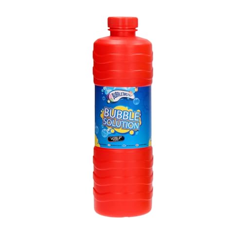 Bubbletastic Seifen Blasen Lösung für Kinder, Riesige Seifen Blasen Flasche, Ersatz für Seifen Blasen Maschine, Seifen Blasen Pistole | 1 Liter Bubbletastic Seifen Blasen Lösung für Kinder, Riesige Seifen Blasen Flasche, Ersatz für Seifen Blasen Maschine, Seifen Blasen Pistole | 1 Liter von Bubbletastic