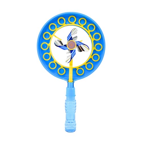 Bubbletastic Windmühle Spielzeug Seifenblasen für Kinder, Seifenblasen für Geburtstage, Spielzeug Geschenke für Kinder, Sommerspielzeug, Inklusive Blasenlösung | Blau Bubbletastic Windmühle Spielzeug Seifenblasen für Kinder, Seifenblasen für Geburtstage, Spielzeug Geschenke für Kinder, Sommerspielzeug, Inklusive Blasenlösung | Blau von Bubbletastic