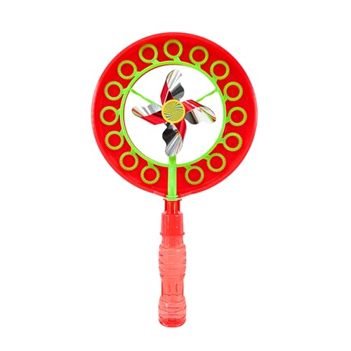 Bubbletastic Windmühle Spielzeug Seifenblasen für Kinder, Seifenblasen für Geburtstage, Spielzeug Geschenke für Kinder, Sommerspielzeug, Inklusive Blasenlösung | Rot Bubbletastic Windmühle Spielzeug Seifenblasen für Kinder, Seifenblasen für Geburtstage, Spielzeug Geschenke für Kinder, Sommerspielzeug, Inklusive Blasenlösung | Rot von Bubbletastic