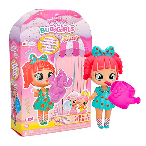 IMC Toys BUBIGIRLS Lexi Überraschungspuppe zum Verkleiden mit Luftballons mit 12 Zubehörteilen – Geschenk Spielzeug für Kinder ab 5 Jahren von BUBILOONS
