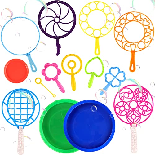 Seifenblasen Set für Kinder, 14 Stück Seifenblasenstäbe mit Tablett, Riesen Seifenblasenset Kinder, Seifenblasen Blase Zauberstab Einstellen Seifenblasen für Sommer Spielzeug Outdoor Garten Partys Seifenblasen Set für Kinder, 14 Stück Seifenblasenstäbe mit Tablett, Riesen Seifenblasenset Kinder, Seifenblasen Blase Zauberstab Einstellen Seifenblasen für Sommer Spielzeug Outdoor Garten Partys von Bubuny