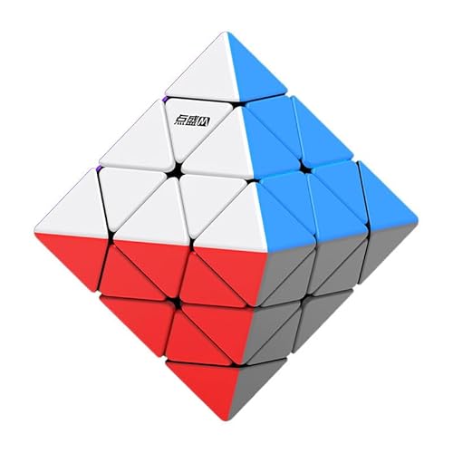 Zauberwürfel,DianSheng FTO Face Turning Octahedron Galaxy Cluster Magnetischer Oktaeder Geschwindigkeitswürfel Schwarze Kernversion 3D Puzzle Hirnteaser for Würfelliebhaber von Bucaxit