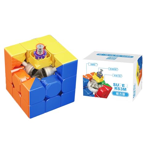 Zauberwürfel MOYU Super RS3M 2022 Magnetic Version 3X3 Zauberwürfel 3x3 Speed Cube Glatt und Leicht Verstellbar Professionelles Würfelpuzzle Spielzeug für Würfelliebhaber (Super-1) Zauberwürfel MOYU Super RS3M 2022 Magnetic Version 3X3 Zauberwürfel 3x3 Speed Cube Glatt und Leicht Verstellbar Professionelles Würfelpuzzle Spielzeug für Würfelliebhaber (Super-1) von Bucaxit