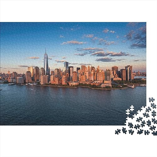 Foto-Puzzle Nach Maß Holz Puzzle 1000 Teile Für Erwachsene New York 300pcs (40x28cm) von Buchklassiker